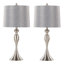 Ensemble de lampes de table en métal 27 po avec abat-jour empire en lin Kateryn-1847909360-1847909257