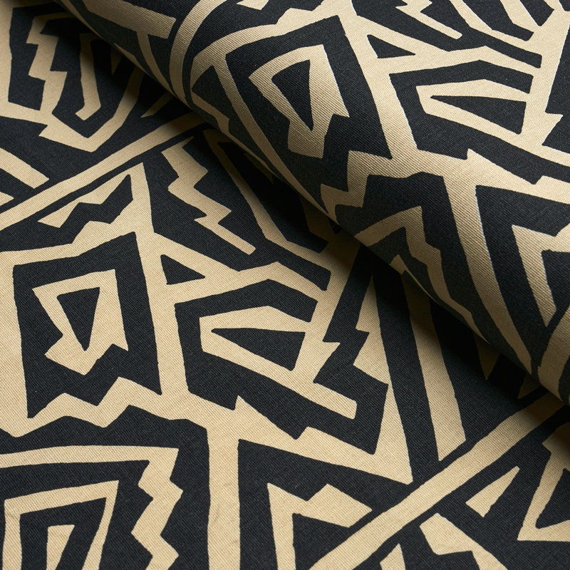Tissu Schumacher x David Kaihoi, Noir