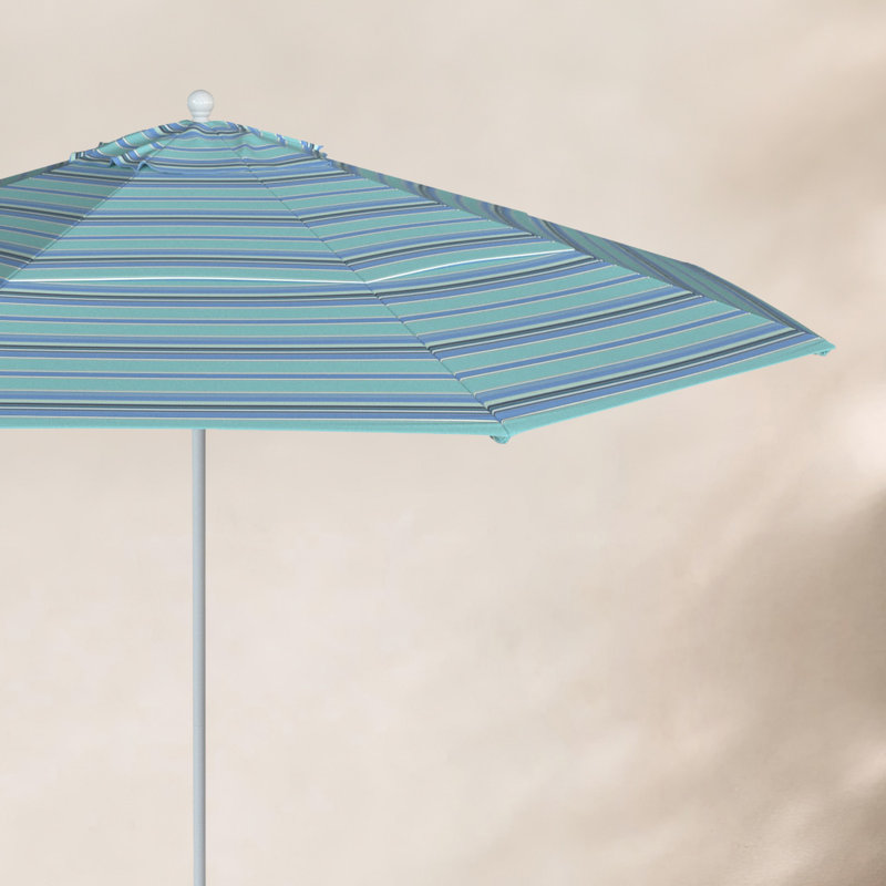 Parasol de marché Sunbrella® 11 pi Kalona, Sunbrella® Dolce à rayures oasis