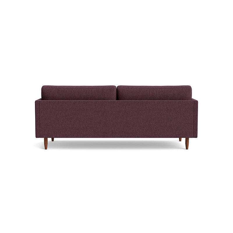 Skinny Fat Sofa ("85"), Performance Weave - Aubergine