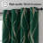 100% Blackout Thermal Insulated Curtains - Wave Line with Dots Gold Print, Grommet Top, 2 Panels-73219864-73219870