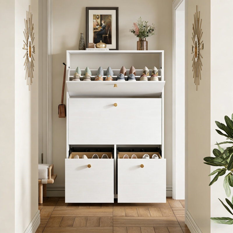 Premium Wooden Shoe Cabinet For Home