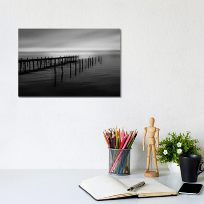Lake Harbour by Lena Weisbek - Wrapped Canvas Print