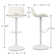 Beora Swivel Adjustable Height Bar Stool