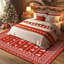 Tapis de Noël cerf rouge antidérapant lavable-66208801