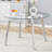 Modern Round Clear Tempered Glass Dining Table-1161958994-1166451391
