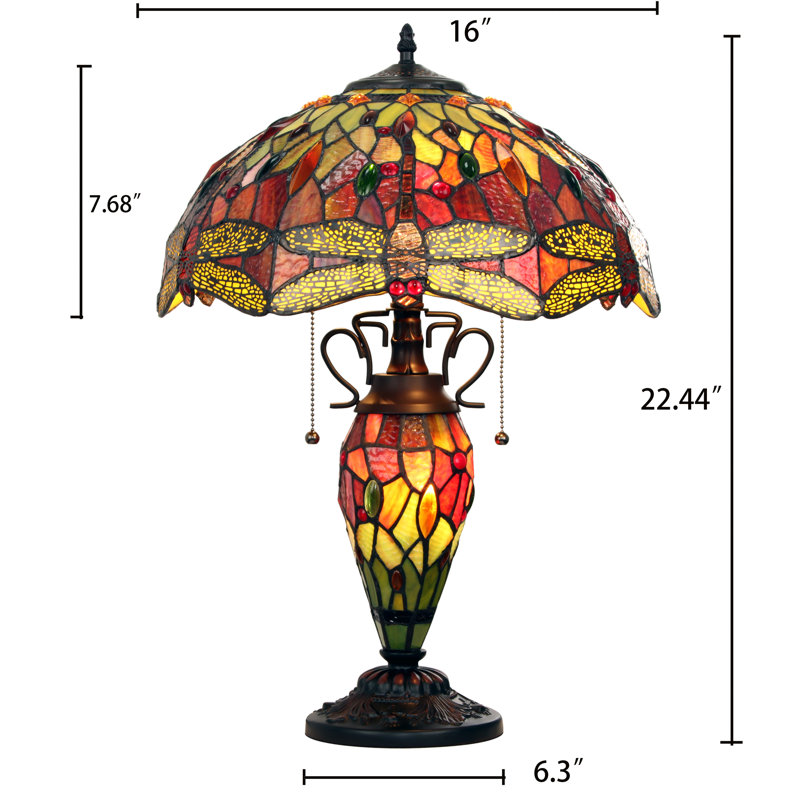 Lucetten Resin Table Lamp, Dark Bronze