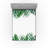 Ambesonne Palm Leaf Fitted Sheet 2-Pack Forest Leaves Frame Hunter Green-106771034