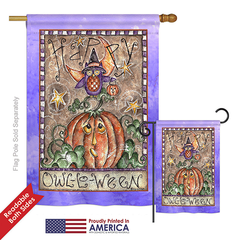 Double Sided 40'' H x 28'' W Polyester Animal Flag Set