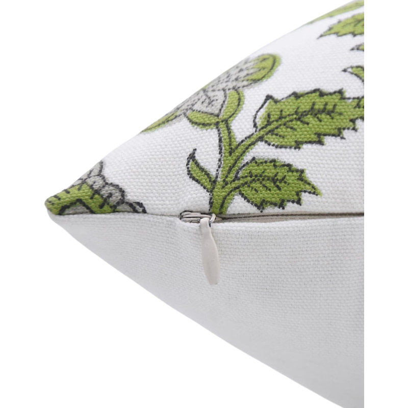 Housse de coussin Fab divine - Design unique fabriqué à la main pour le salon, Madhubala, H 36 po x l 14 po