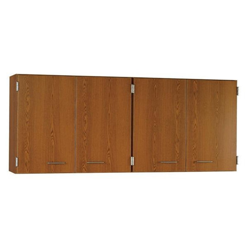 60" Wall Cabinets - Two Double Doors With Full-Width Shelves, Lockable, Mirage