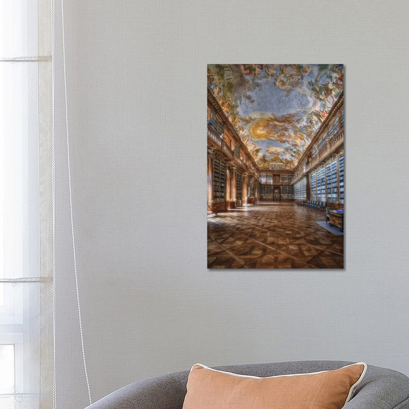 Philosophical Hall Strahov Monastery by Patrick Aurednik - Wrapped Canvas Gallery-Wrapped Canvas Giclée