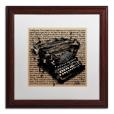 " Three-Quarter Typewriter " by Roderick Stevens