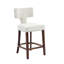 Mid Century Modern Counter Height Bar Stools with Copper Nails-121066813