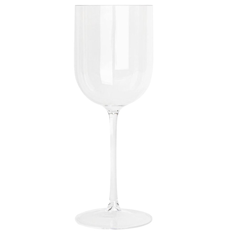 G.E.T. Heavy-Duty Reusable Shatterproof Plastic Wine Glasses 8 Ounce  Clear for sale online