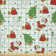 Behrens Xmas Santa Claus Tree on Backdrop Surprise Boxes Multi-Purpose Fabric