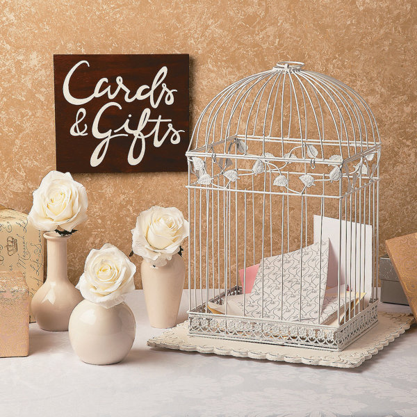 Elegant & Whimsical Wedding Card Boxes, Birdcages and more