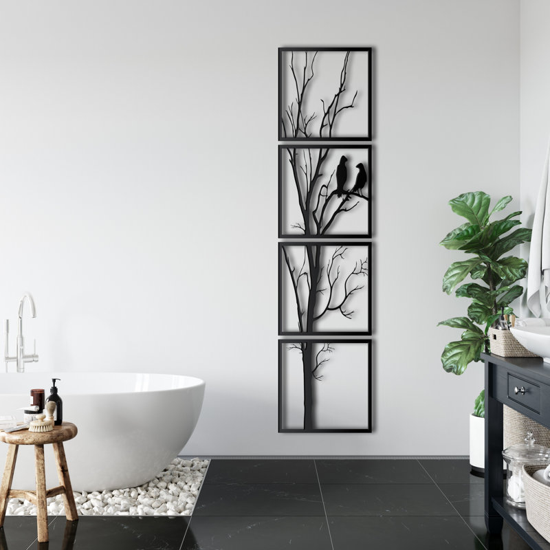 Décoration murale, H 47 po x l 12 po x P 0,6 po