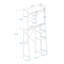 Alecha Medium Density Fiberboard (MDF) Freestanding Over The Toilet Storage