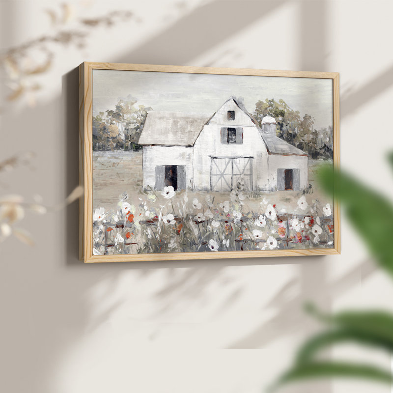 Day On The Farm Boho - Imprimé encadré - Restickable, Naturel, H 22 po x l 28 po