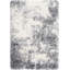 Tapis abstrait en polypropylène tissé à la machine en ivoire / gris-243550452