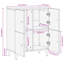 Lowall 60 cm W Sideboard