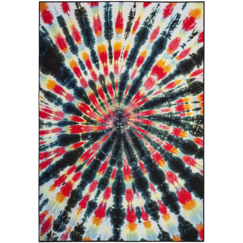Dawson Performance Machine Washable Abstract Rug, Rectangle 6'7" x 9'