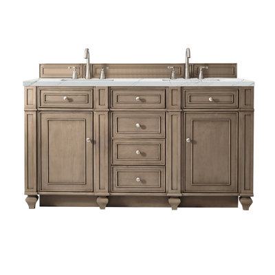 Bristol 60" Double Vanity W/FreePower Wireless Charger