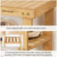 Banc de rangement pour chaussures 2 niveaux