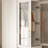 Abbate 2-Door 3-Drawer Wood and Glass Armoire