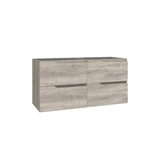 Menta 46.4" Wall Mounted Double Bathroom Vanity Base Only
