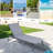 Musaab Outdoor Metal Chaise Lounge