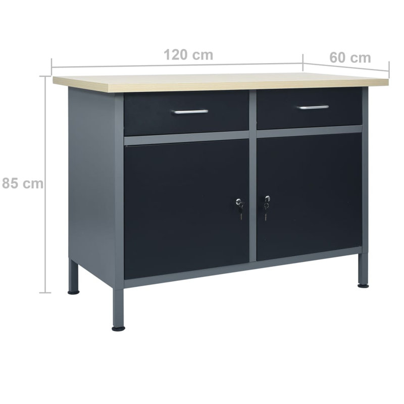 Vasser 238.5cm W Metal Shelving Unit