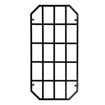Garden Lattice Wall Black Metal Trellis