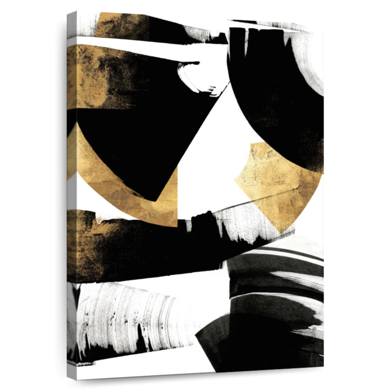 Avery abstrait Art déco II, H 12 po x l 8 po