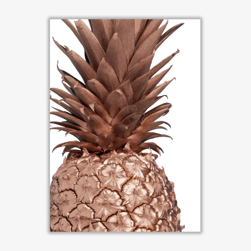 Pineapple - Print, 30 cm H x 21 cm W x 1 cm D, No Frame