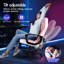 Inbox Zero Adjustable Faux Leather Swiveling PC & Racing Game Chair-1185752936