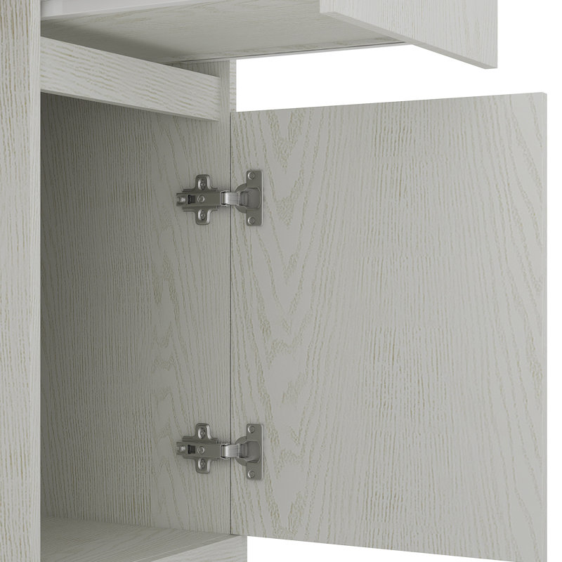 Bureau d'ordinateur avec huche et bibliothèque (sans les chaises de bureau), Brun, Blanc