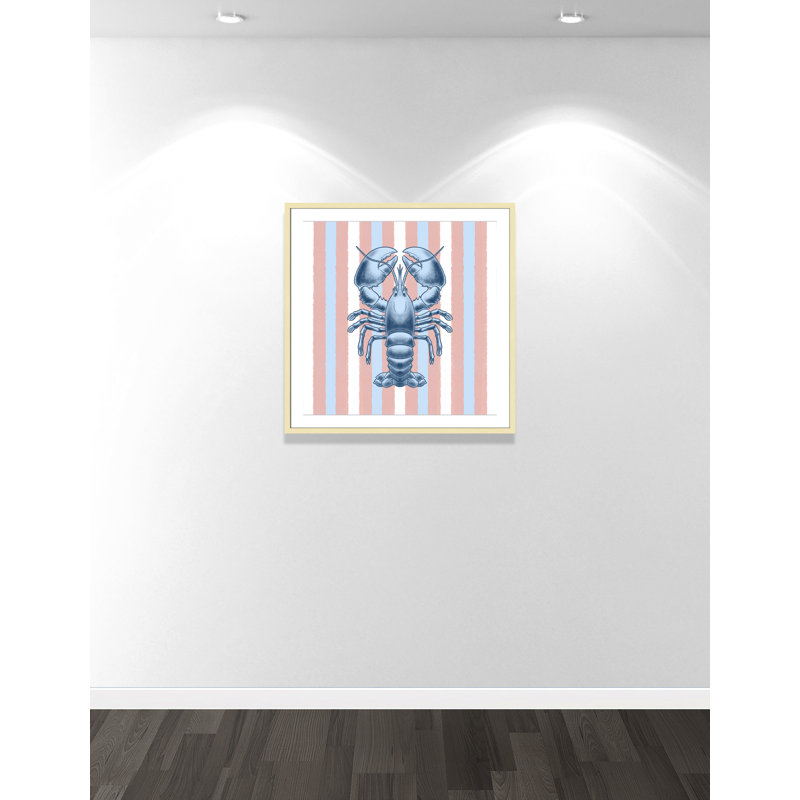 Lobster Trap Print by Marcus Prime, Framed Canvas, 25.5'' W x 25.5'' H, White Floater