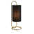 Antique Brass  Base/Black Shade