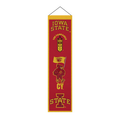 Décoration murale NCAA Iowa State Cyclones Icon, 8 x 32 po