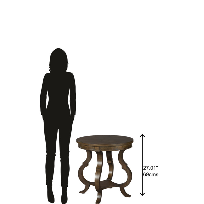Solid Wood End Table