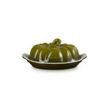Le Creuset Stoneware Pumpkin Butter Dish, 8.3 In. - Olive