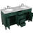 Rivers 60'' Double Bathroom Vanity with Marble Top-339834310