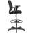 Sinda Mid-Back Mesh Drafting Chair w/ Fabric Seat, Adjustable Foot Ring and Arms-92500105