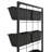 3-Tier Wall Planter With 6 Pots For Indoor And Outdoor Use, Hanging Plant Holder, Self Draining Wall Mounted Planter For Vegetables, Flowers, Herbs, Black-1271499737