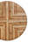 Light Birch Indoor Round Dining Table With Metal Legs
