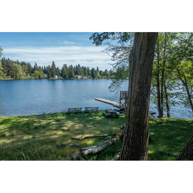 Mirror Lake par Gmc3101 - Photographie sur toile tendue, L 12 po x H 8 po