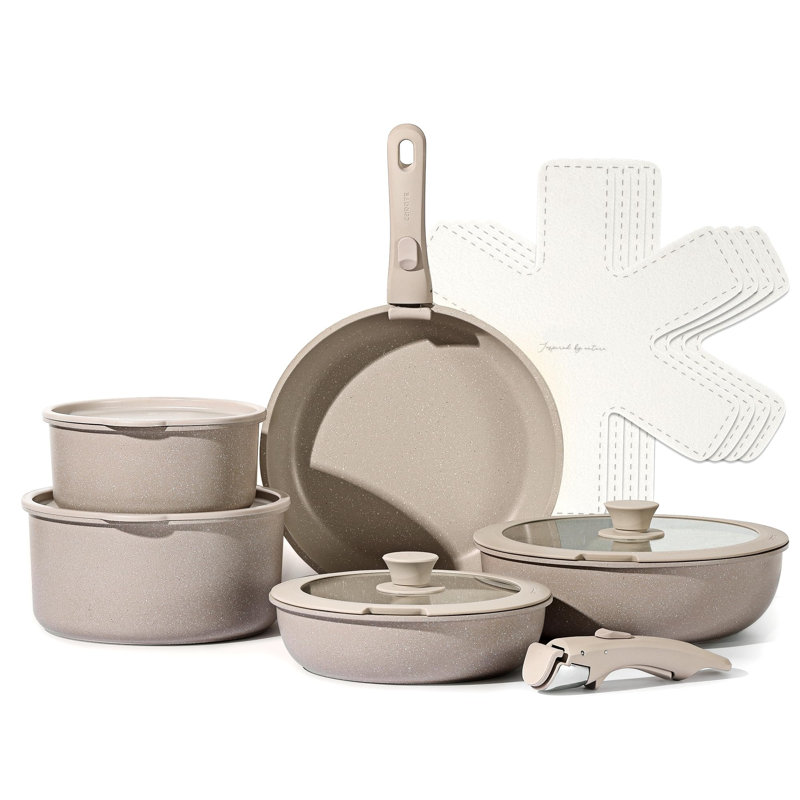 Nezira 15 - Piece Granite Cookware Set