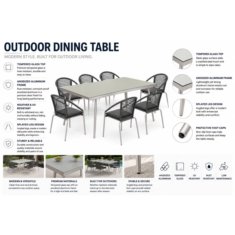 Chelsea Outdoor Dining Table